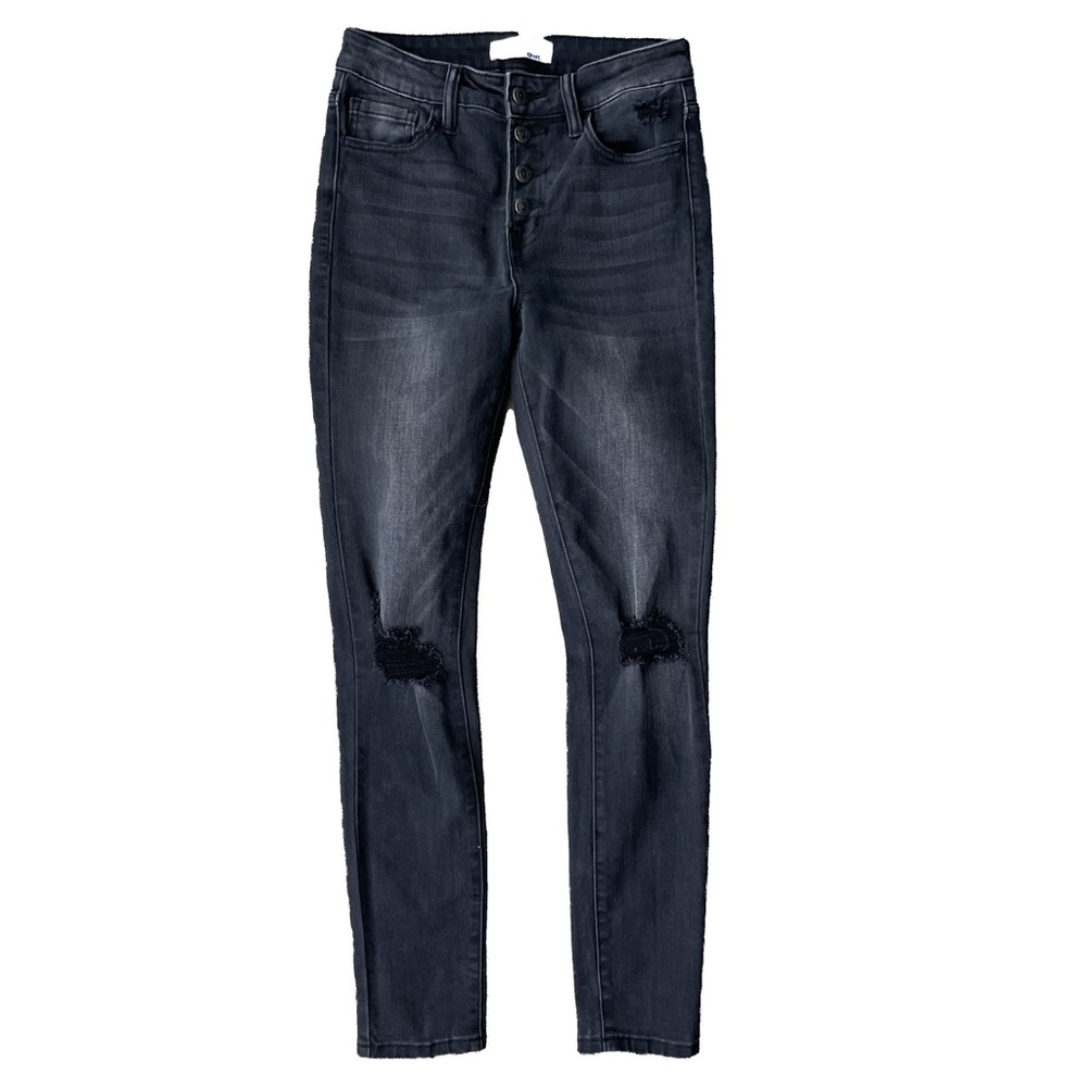 Vervet Flying Monkey Jean Distressed Button Fly S… - image 1